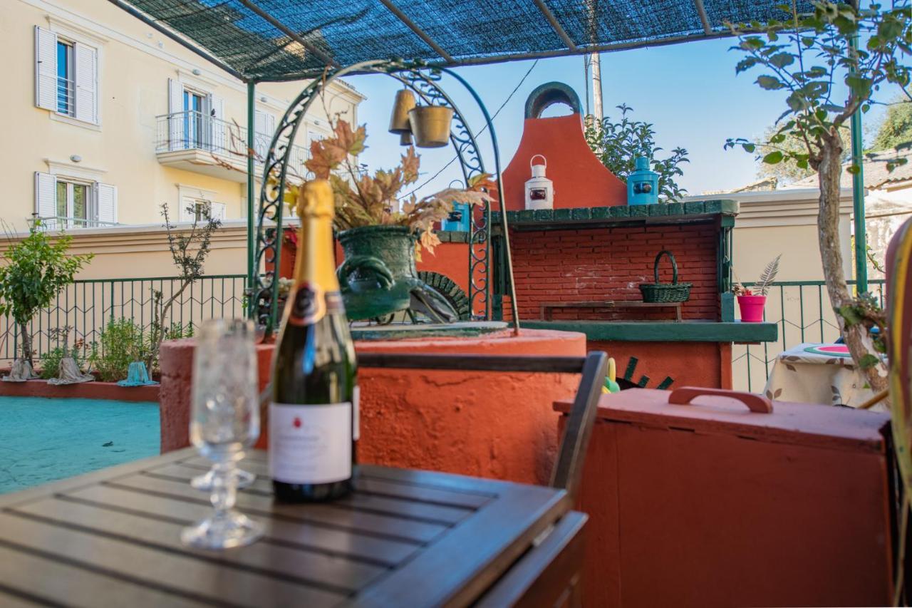 Fay'S Barbeque Garden House -Family Activities Corfu Port Apartment Bagian luar foto