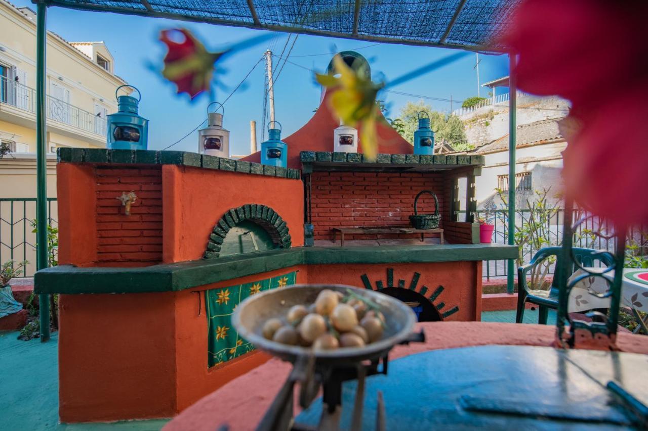 Fay'S Barbeque Garden House -Family Activities Corfu Port Apartment Bagian luar foto